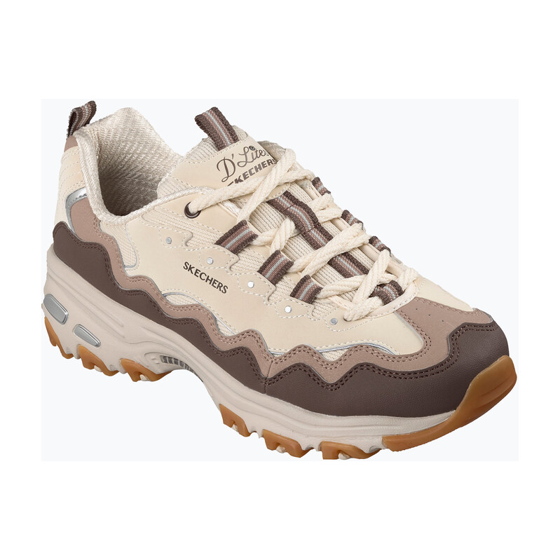 Dámské boty SKECHERS DLites Vintage Wave beige