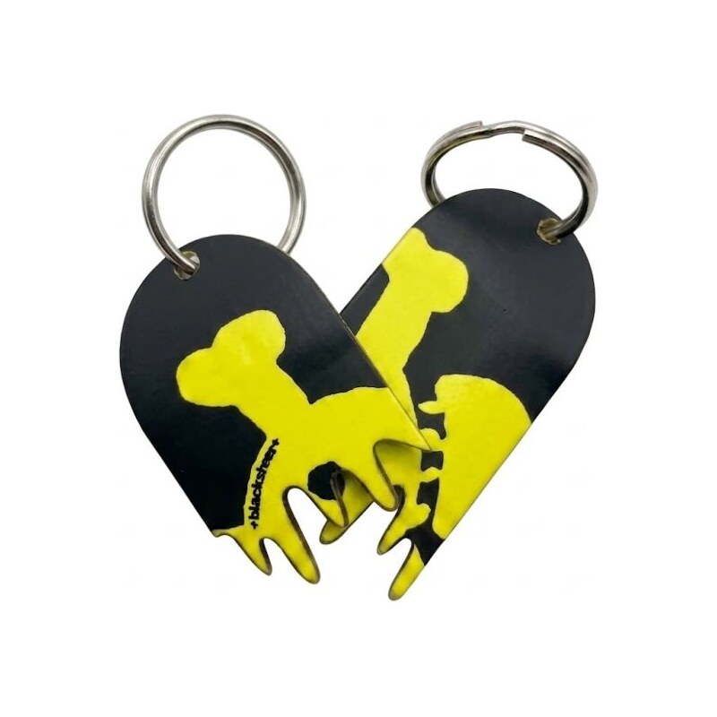 KLÍČENKA BERLINWOOD Key Ring - žlutá