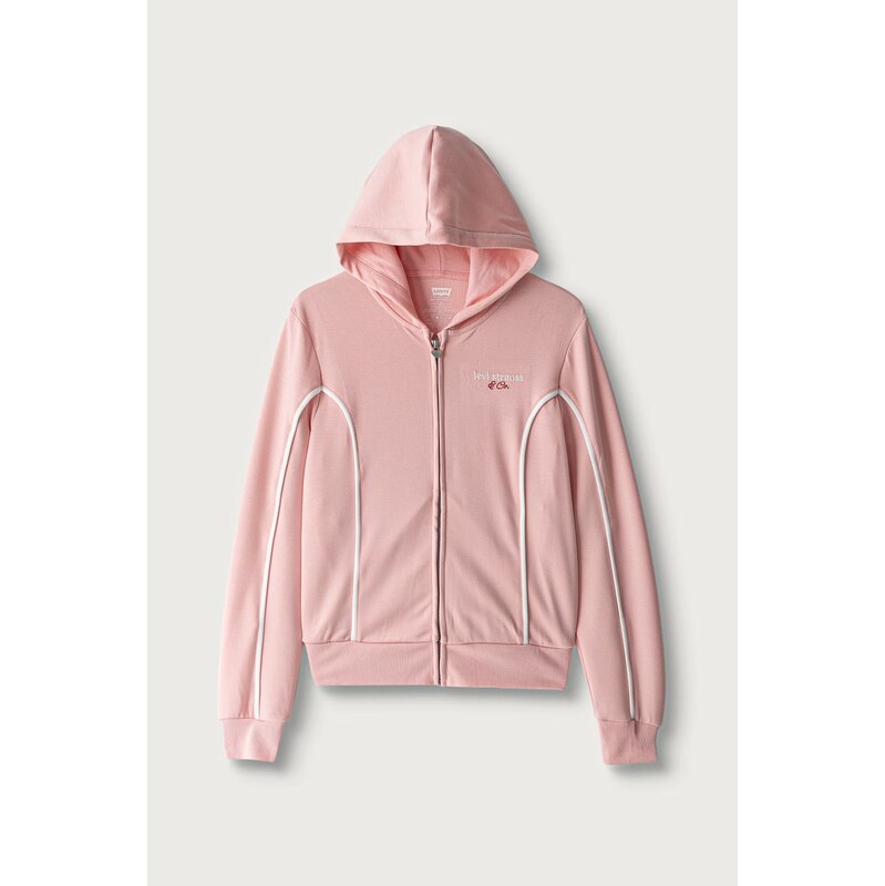 Levis rozepínací mikina s kapucí dětská s viskózou MEET AND