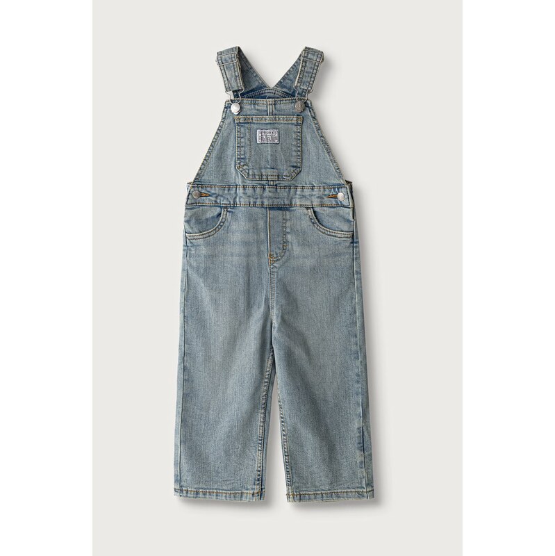 Levis lacláče dětské džínové BAGGY OVERALL