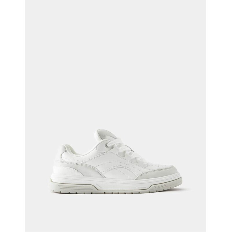 Pull&Bear Stwd trainers in white