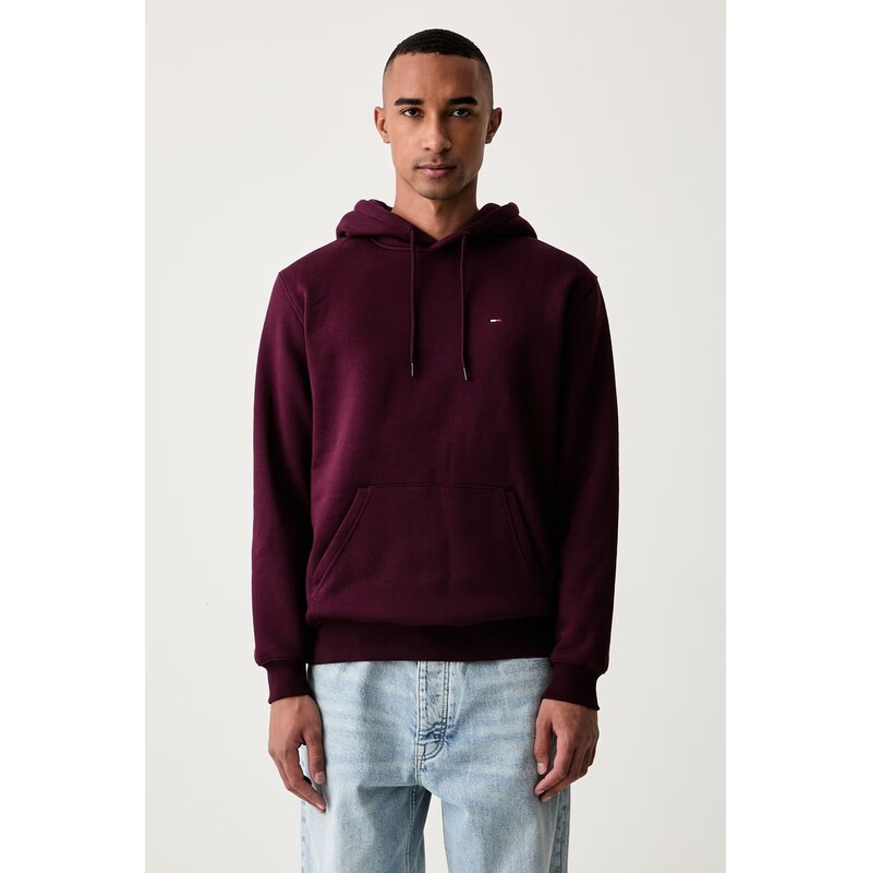 Tommy Jeans mikina s kapucí pánská s bavlnou