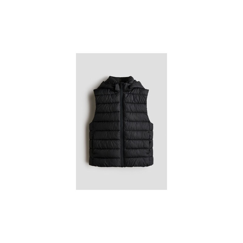 H&M - Vatovaná vesta - Černá