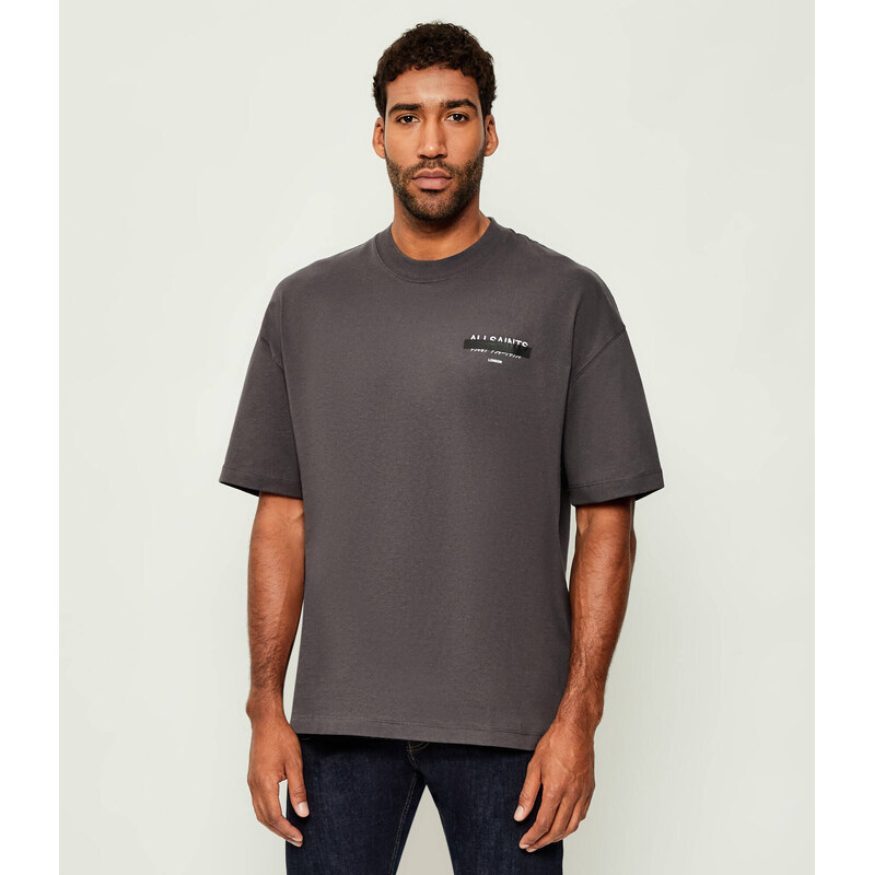 AllSaints Tričko REDACT | Oversize fit