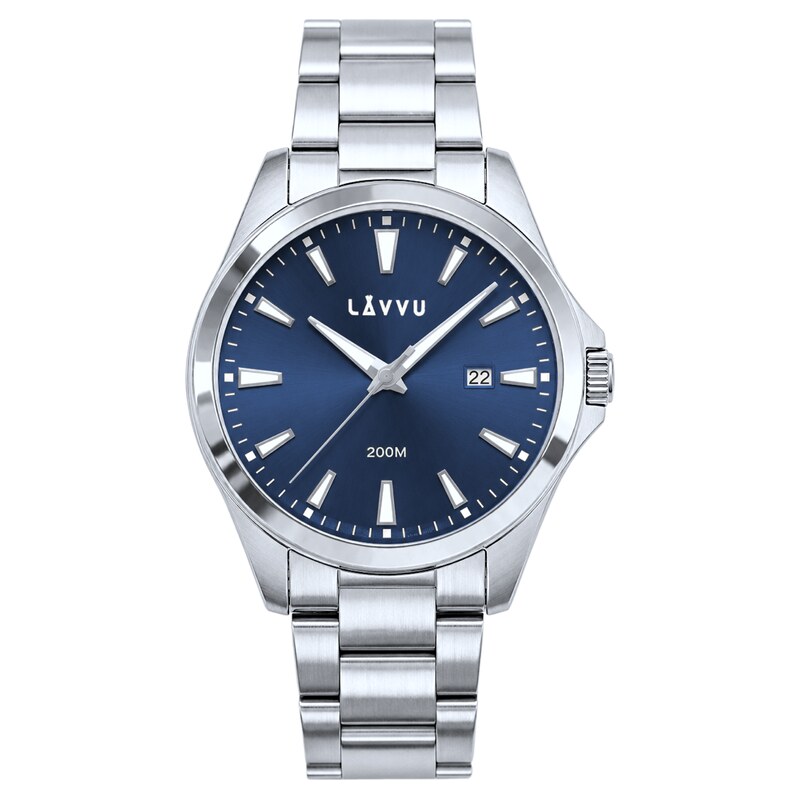 LAVVU 20 ATM Pánské hodinky ISBRYDER Blue LWM0330