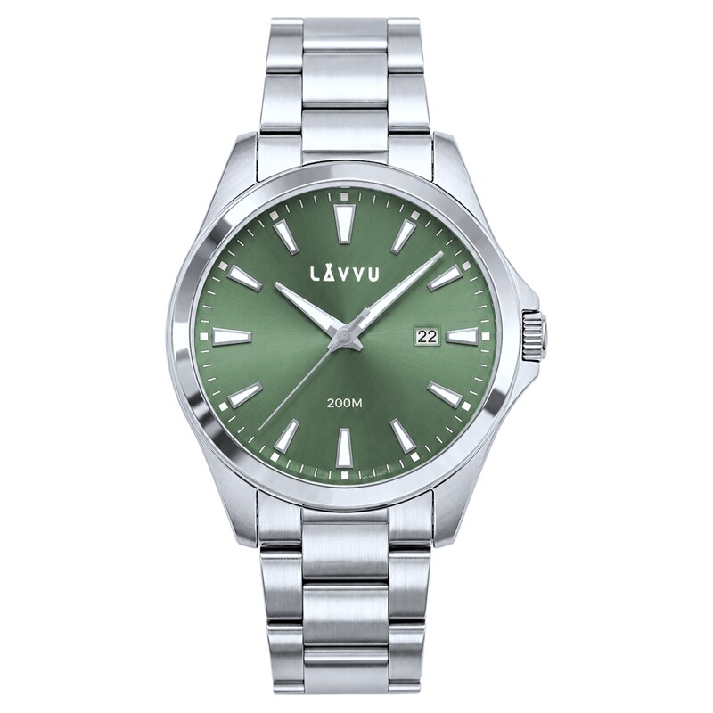 LAVVU 20 ATM Pánské hodinky ISBRYDER Green LWM0331