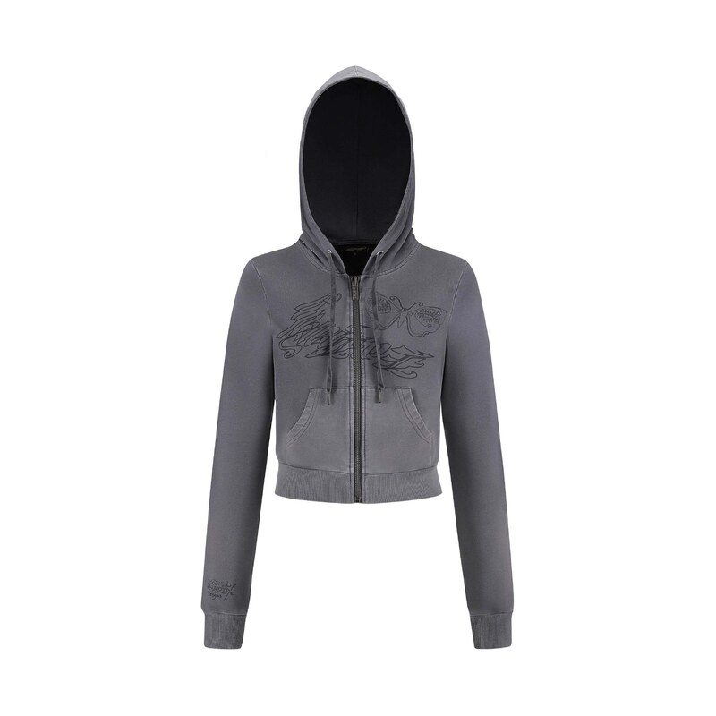 Ed Hardy Mikina šedá