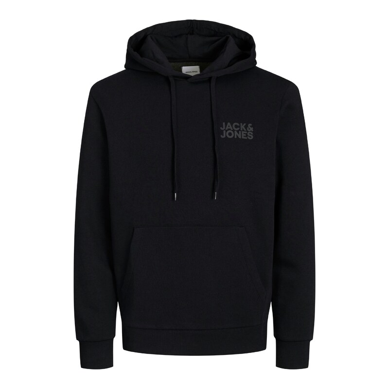Jack & Jones Plus Mikina JJECorp šedá / černá