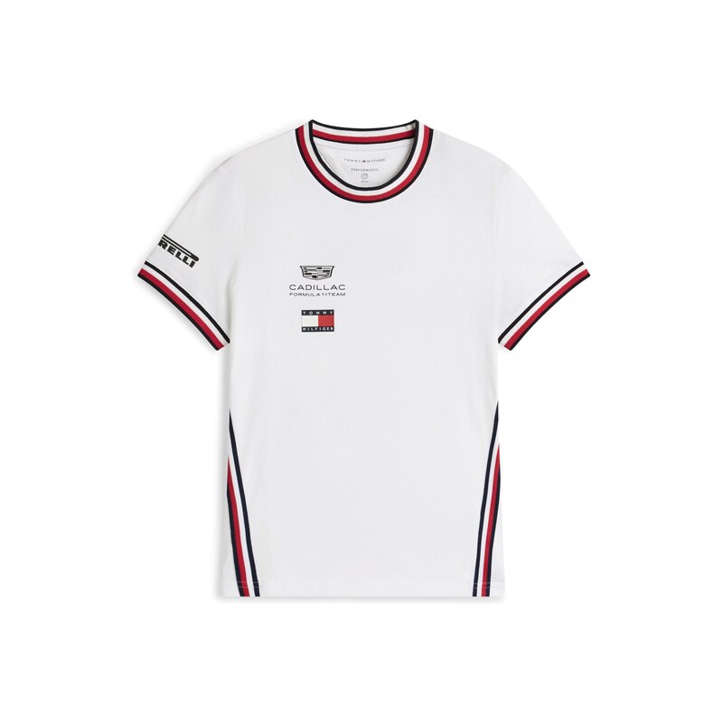 TOMMY HILFIGER Tričko TH x CF1 námořnická modř / červená / černá