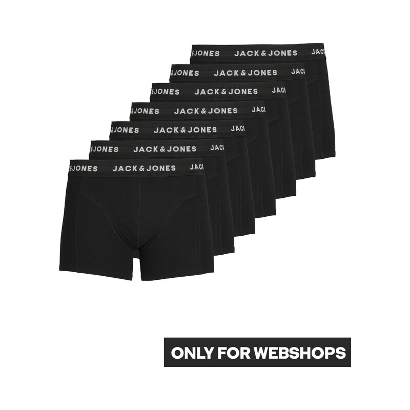 Jack & Jones Plus Boxerky černá / bílá
