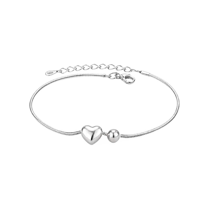 Alster Herz Náramek S925 PURE HEART stříbrná