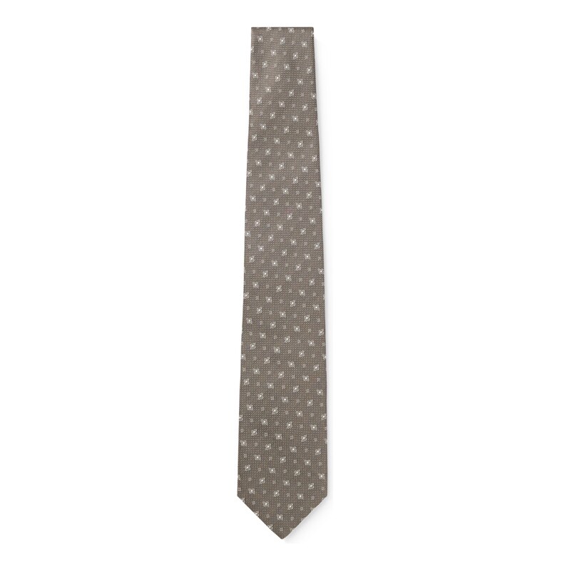 BOSS ONE Patterned tie in silk jacquard