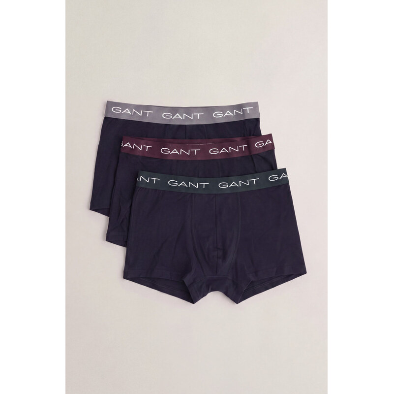 SPODNÍ PRÁDLO GANT TRUNK 3-PACK EVENING BLUE