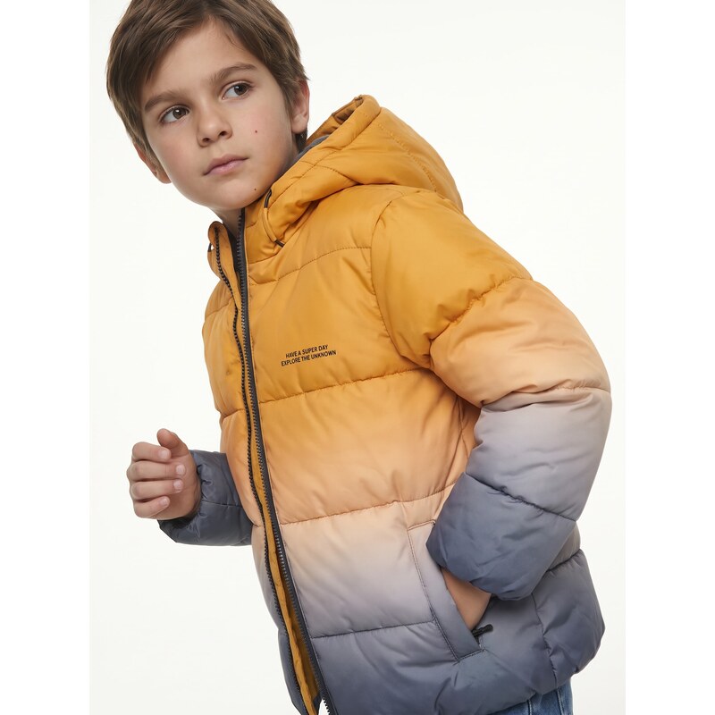 Sinsay - Ombre puffer bunda s reflexními prvky - vícebarevná