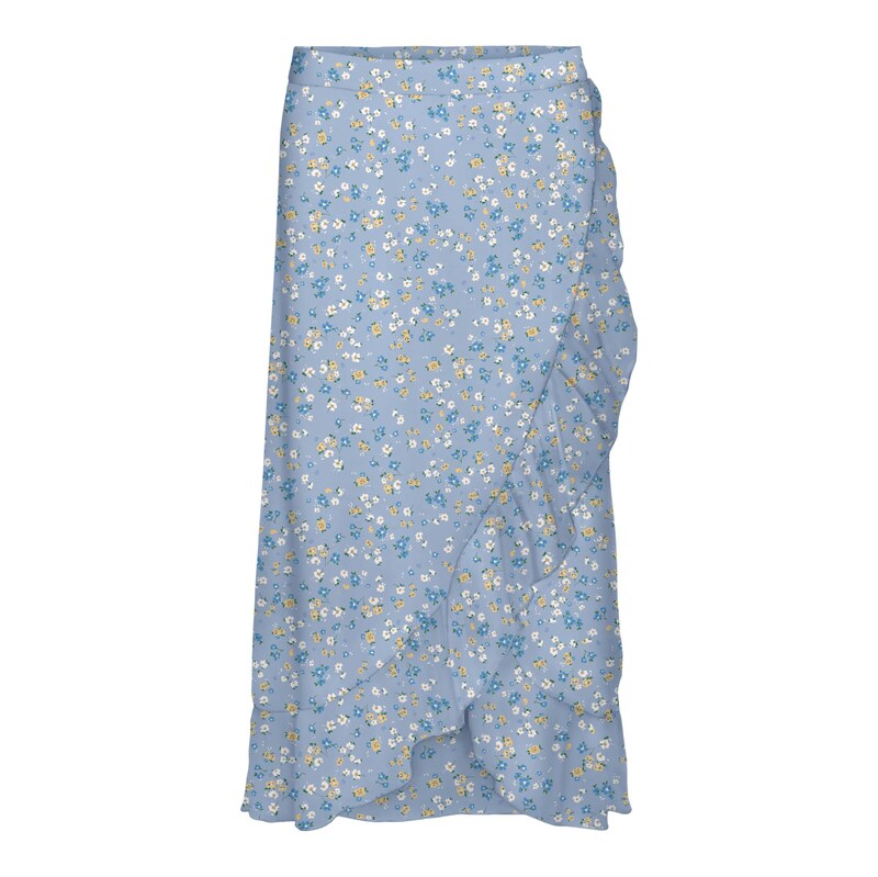 Vero Moda Petite Sukně VMSMILLA modrá / nebeská modř / medová /