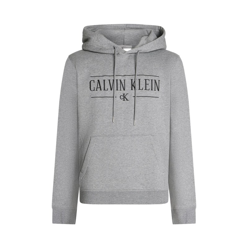 Calvin Klein Jeans Mikina šedá / černá