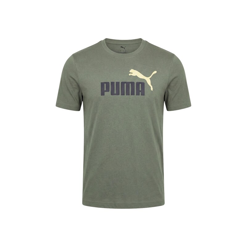 PUMA Funkční tričko ESS No. 1 námořnická modř / pastelově žlutá