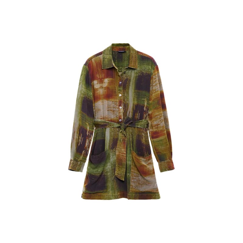 Desigual Šaty M. C. Lacroix zelená / mix barev