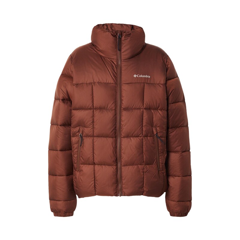 COLUMBIA Outdoorová bunda Puffect III čokoládová / bílá