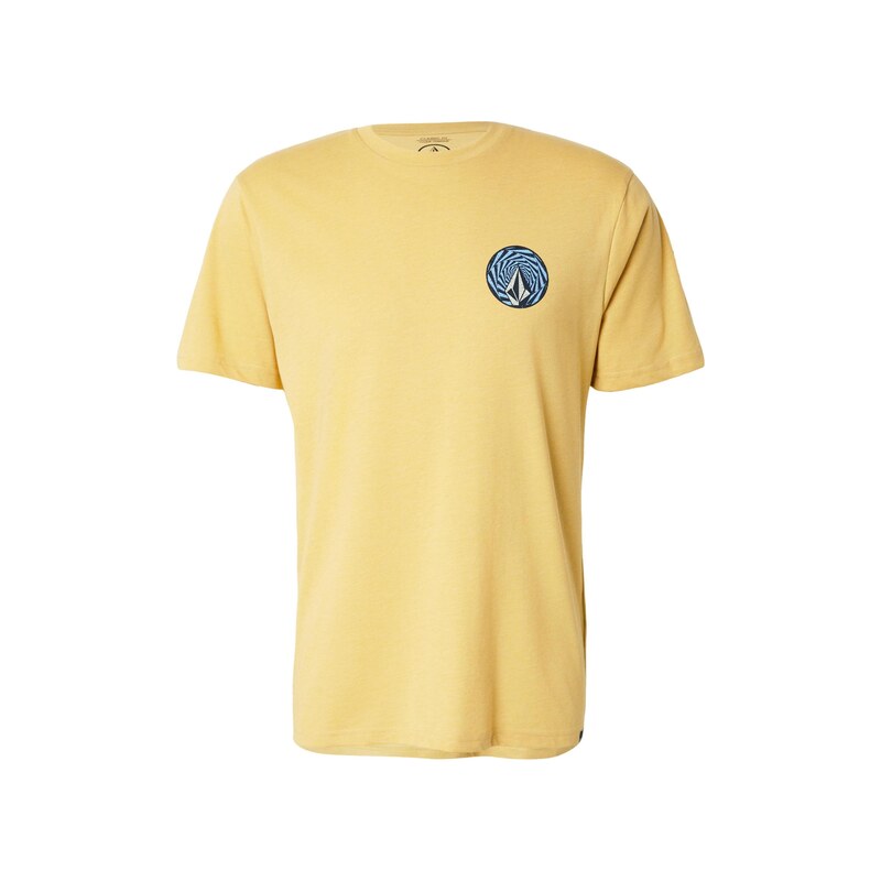 Volcom Tričko RINGSTONE světlemodrá / citronově žlutá / černá /