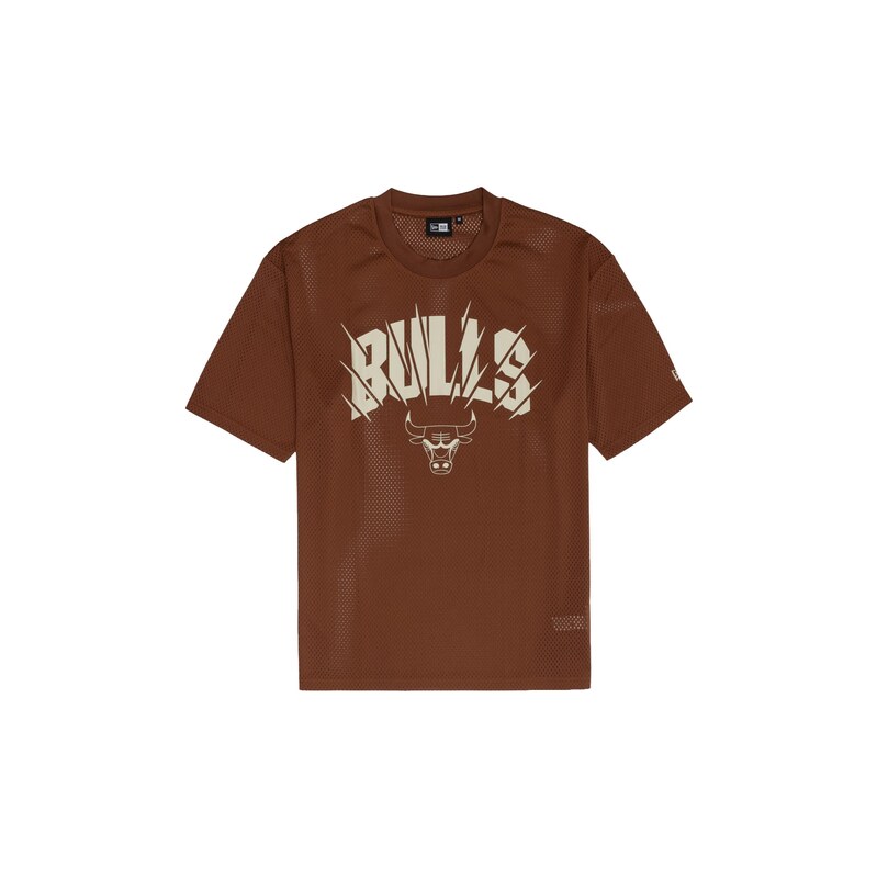 NEW ERA Tričko NBA CHIBUL krémová / hnědá