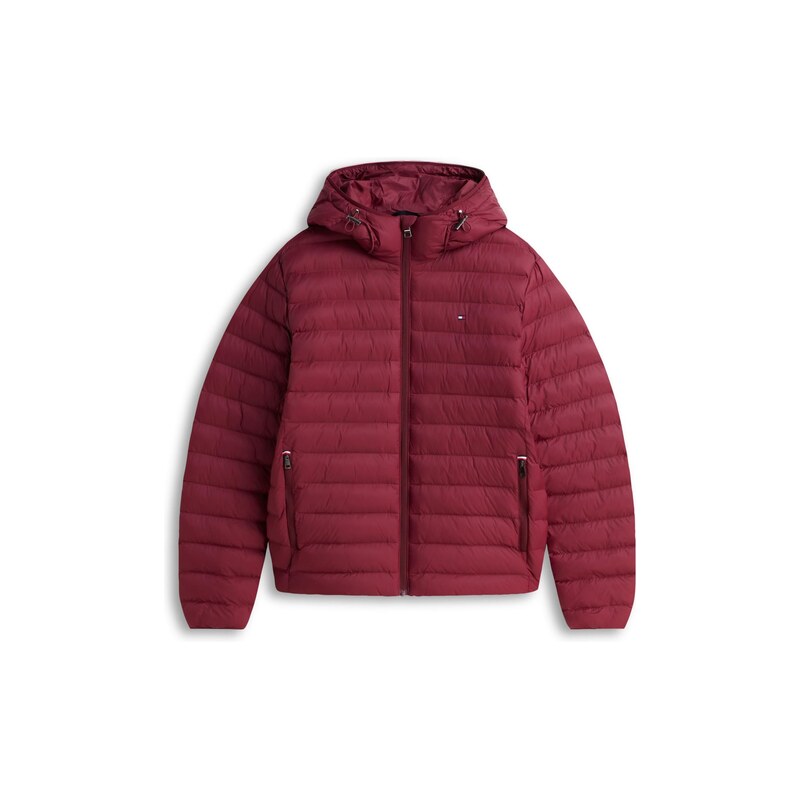 TOMMY HILFIGER Přechodná bunda burgundská červeň