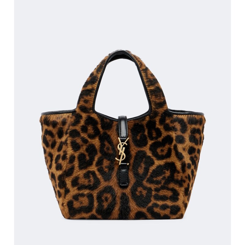 Saint Laurent Le 5 à 7 Bea Baby calf hair top-handle bag