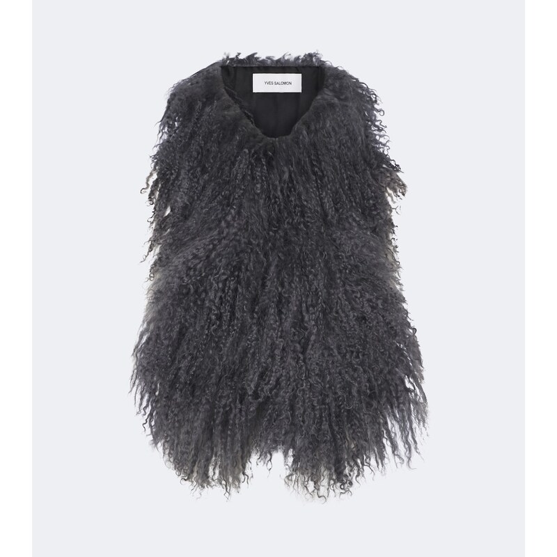 Yves Salomon Shearling scarf