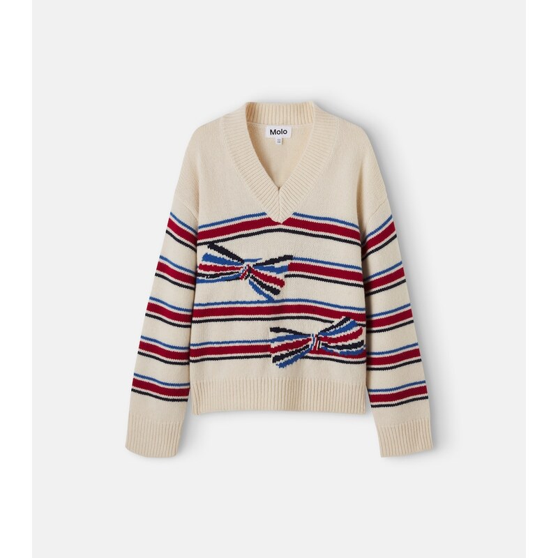Molo Gwenda striped wool sweater