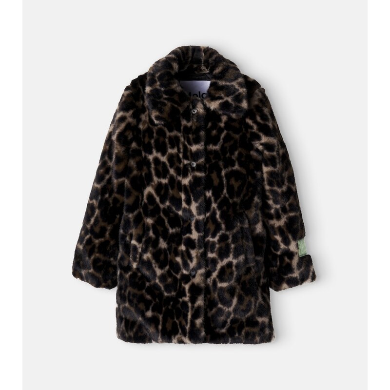 Molo Hera leopard-print coat