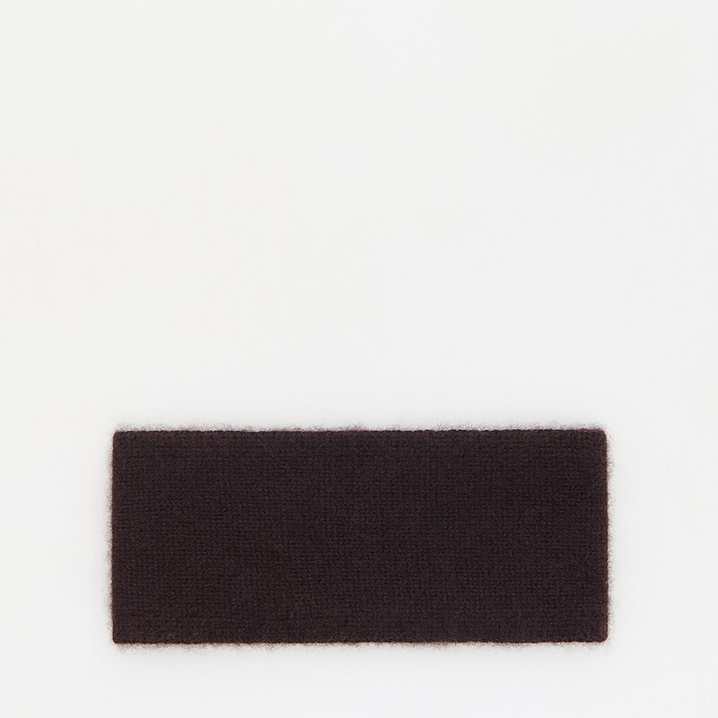 Reserved - LADIES` HEADBAND - tmavě hnědá
