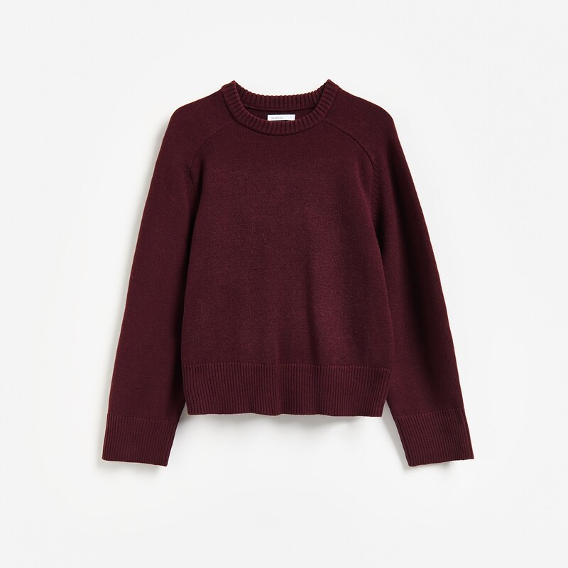 Reserved - LADIES` SWEATER - hnědá