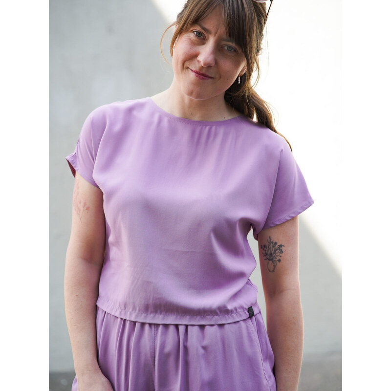 MINILE Halenka Crop-top Lilac - XS