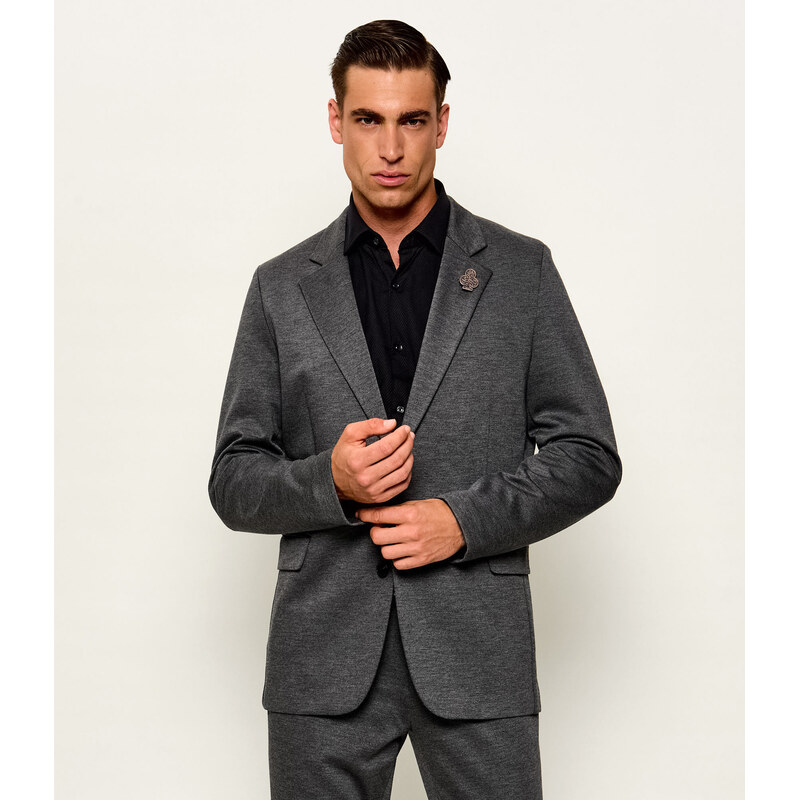 HUGO Sako Anton263X-H | Extra slim fit | s příměsí vlny