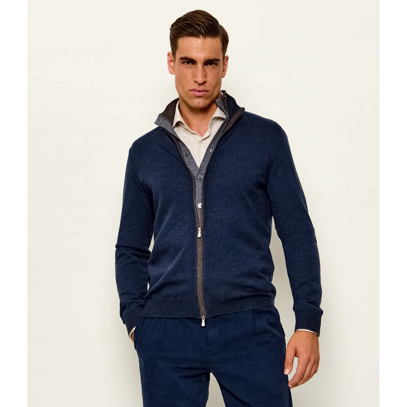 Gran Sasso Vlněný svetr | Slim Fit