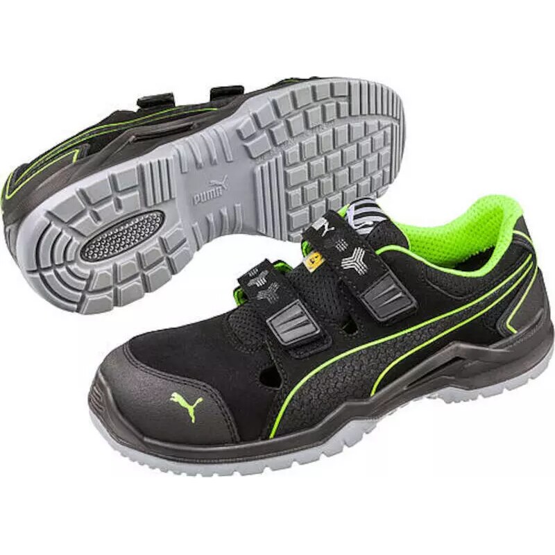 PUMA Neodyme Green Low S1P ESD SRC - Bezpečnostní sandály -