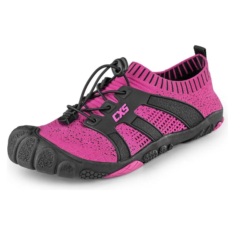CANIS CXS PURESTEP barefoot obuv růžová/černá