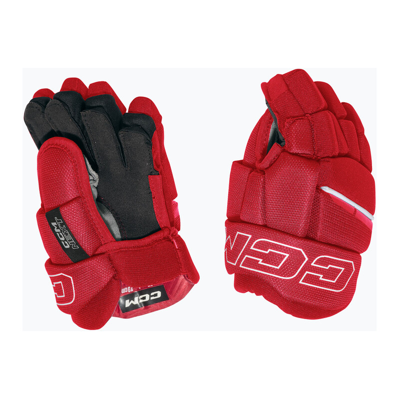 Dětské hokejové rukavice CCM Next YT Gloves red/white