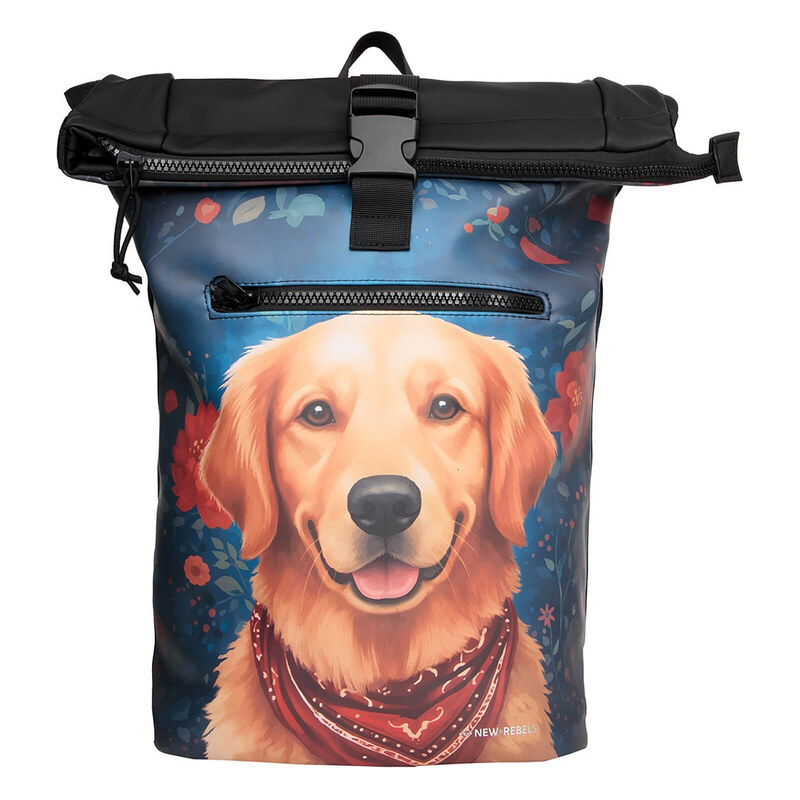 Velký rolovací batoh New Rebels Golden Retriever