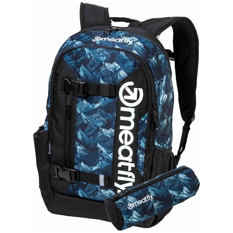 Batoh Meatfly Basejumper + PENÁL ZDARMA zelenomodrá