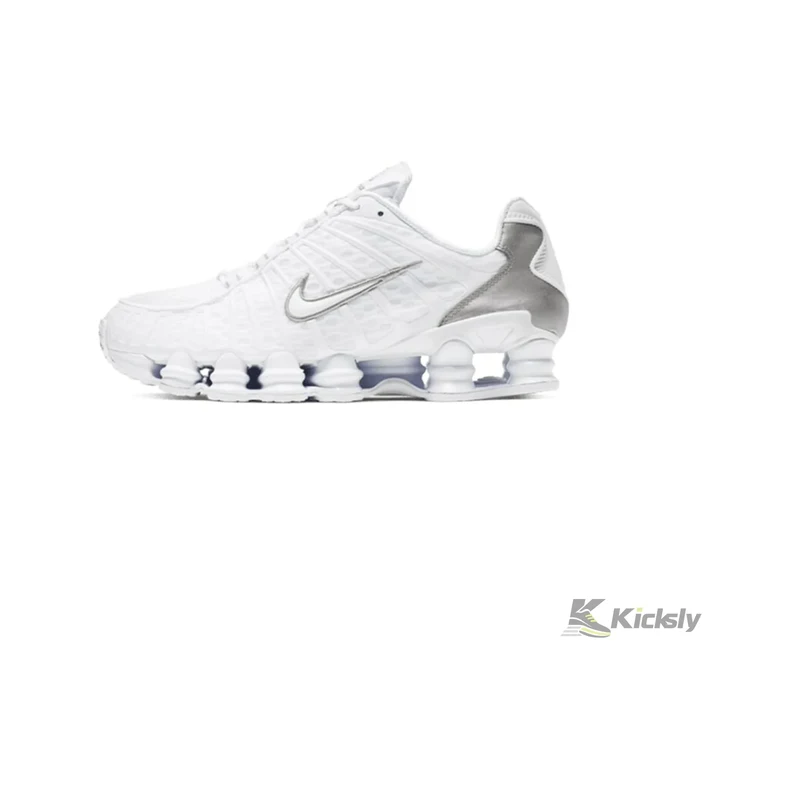 Nike Shox TL White Metallic Silver