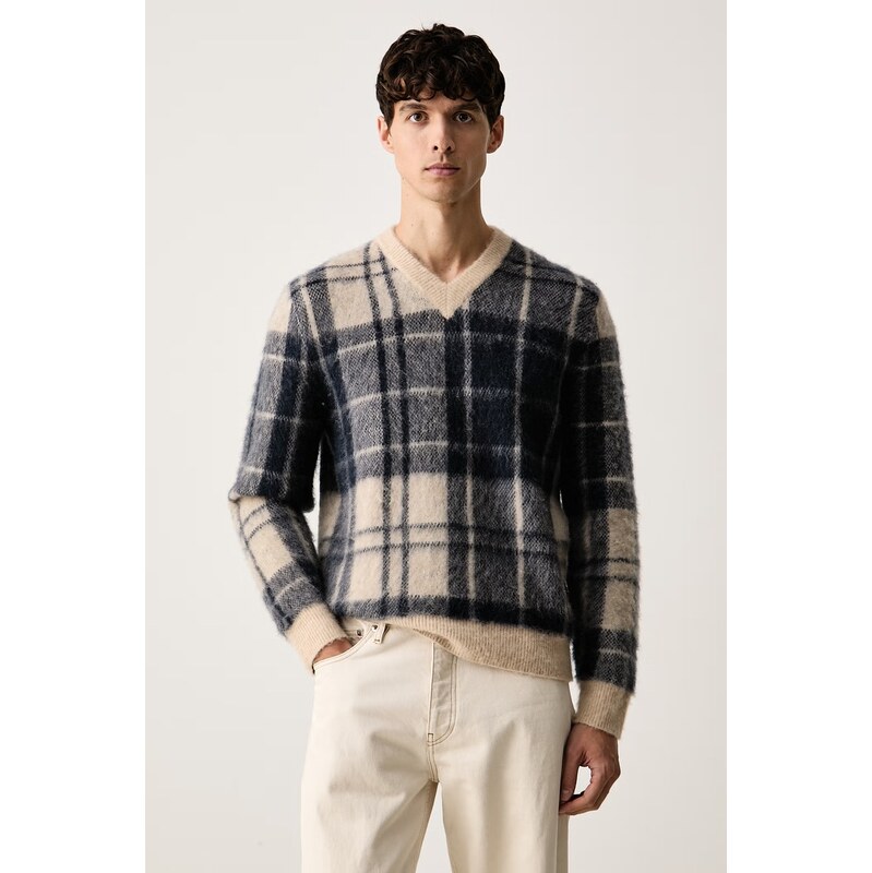 Barbour svetr pánský s vlnou Hunham