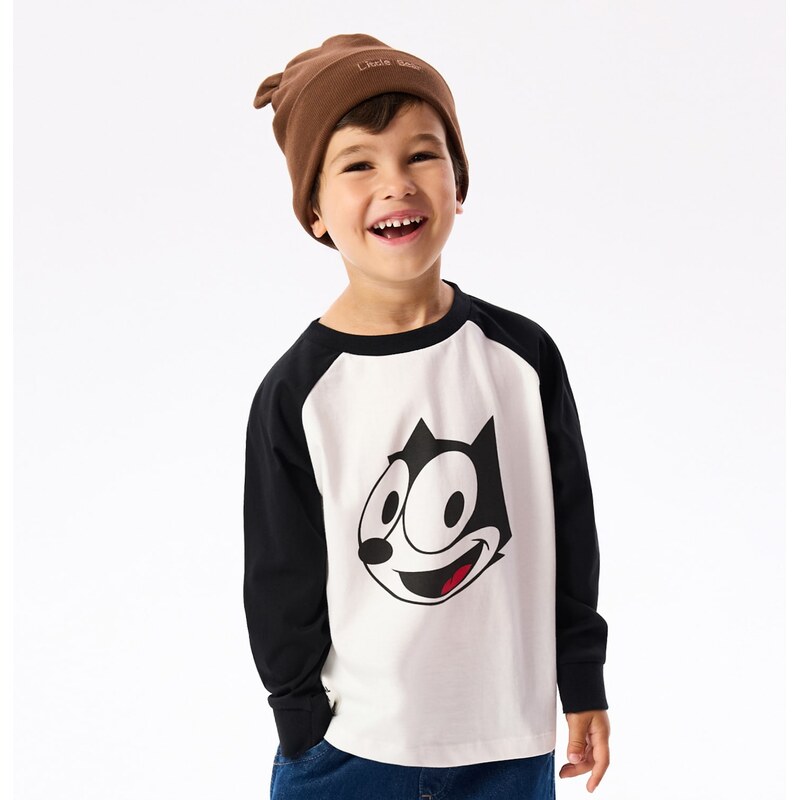 Reserved - BOYS` T-SHIRT - krémová