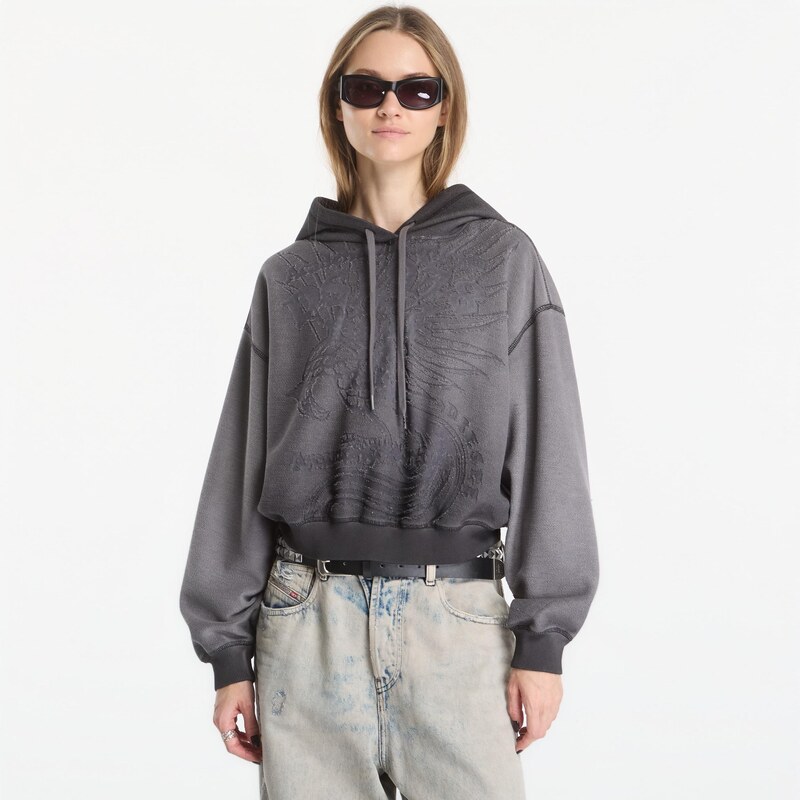 Mikina Diesel F-Sunny-Hood Sweat-Shirt Plum Kitten M