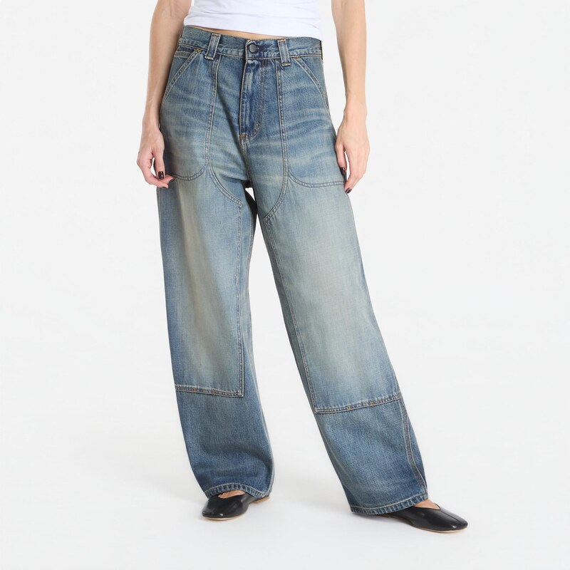 Džíny Carhartt WIP Oakland Pant Blue Worn Used Wash S