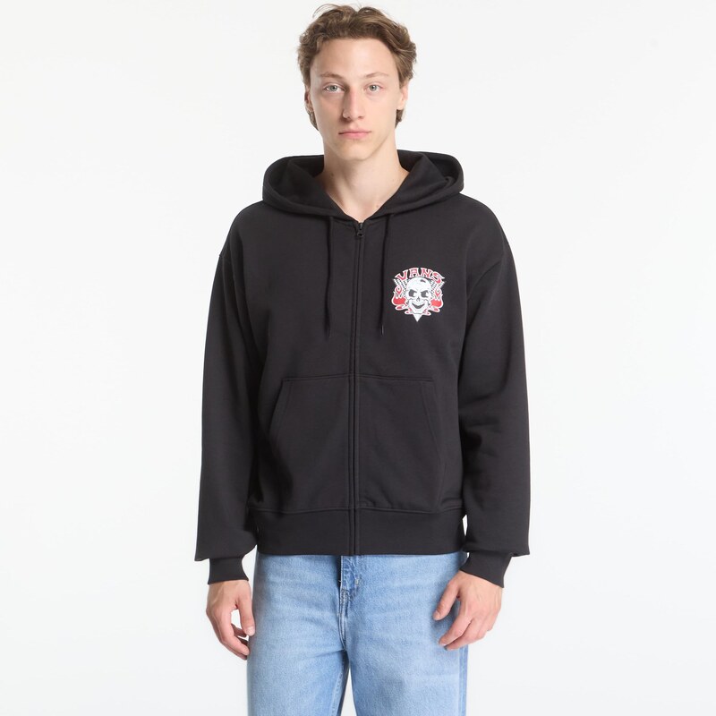 Mikina Vans Blaze Head Full Zip Black XL