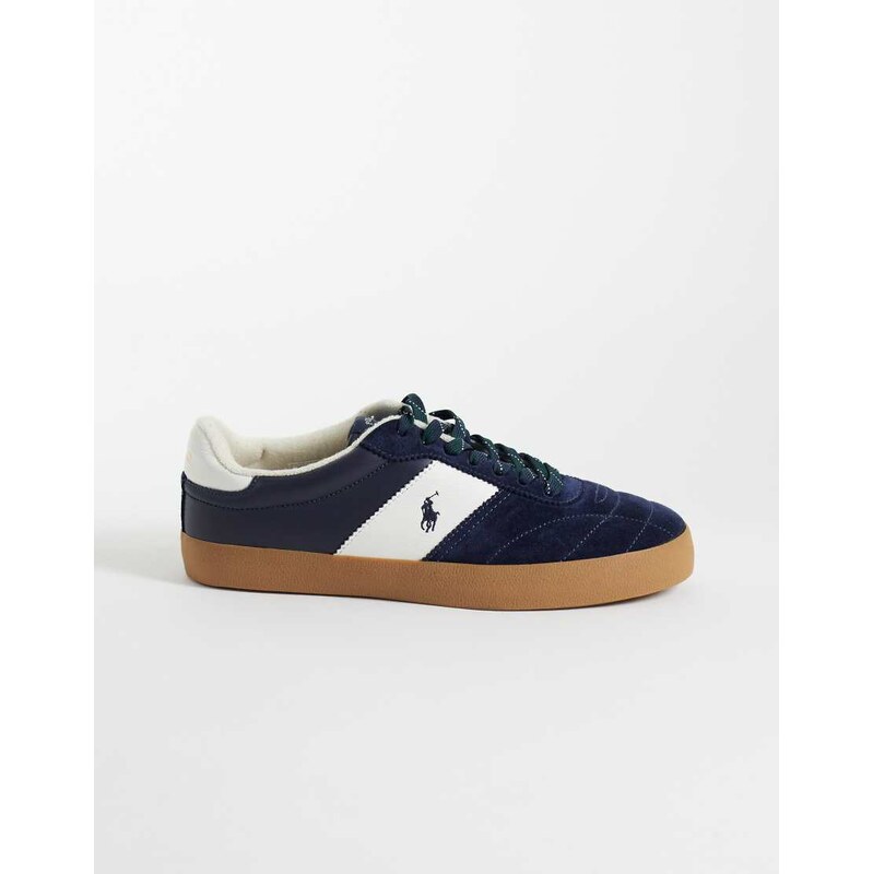 Polo Ralph Lauren Court vulc suede trainers in navy