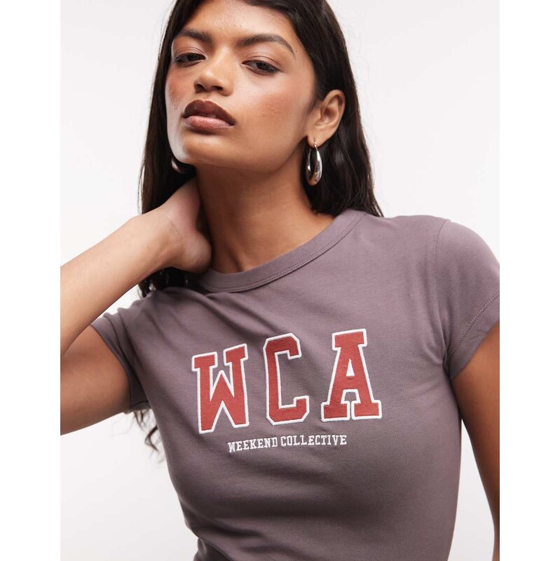 ASOS Weekend Collective Weekend Collective Icon baby tee with