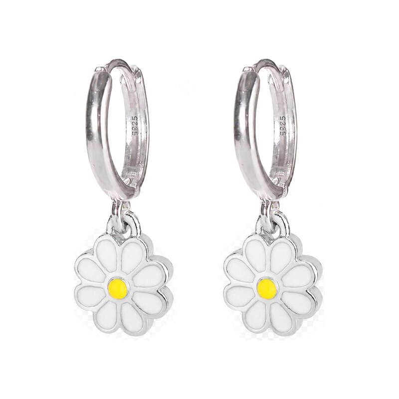 Alster Herz Náušnice Daisy stříbrná