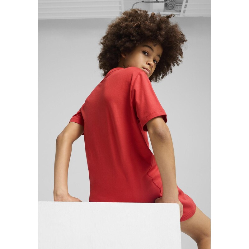 PUMA Essentials Colour No.1 Logo Tee Youth PUMA Red Fire